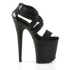 FLAMINGO-869 Plateau High Heels Sandaletten Schwarz | Pleaser