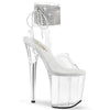 FLAMINGO-891-2RS Plateau Sandaletten Transparent | Pleaser