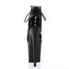 FLAMINGO-896LC Plateau Stiefeletten schwarz | Pleaser