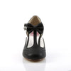 FLAPPER-11 Kitten Heels Pumps Schwarz | Pin Up Couture