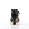 FLAPPER-11 Kitten Heels Pumps Schwarz | Pin Up Couture