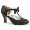 FLAPPER-11 Kitten Heels Pumps Schwarz | Pin Up Couture SALE