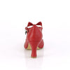 FLAPPER-11 Kitten Heel Pumps Rot Matt | Pin Up Couture