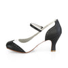 FLAPPER-25 Retro Pumps Schwarz/Weiß von Funtasma – Ansicht 3