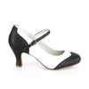 FLAPPER-25 Retro Pumps Schwarz/Weiß von Funtasma – Ansicht 5