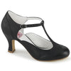 FLAPPER-26 Kitten Heel Pumps Schwarz | Funtasma SALE