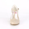 FLAPPER-26 Kitten Heel Pumps Creme EUR 41 | Funtasma SALE