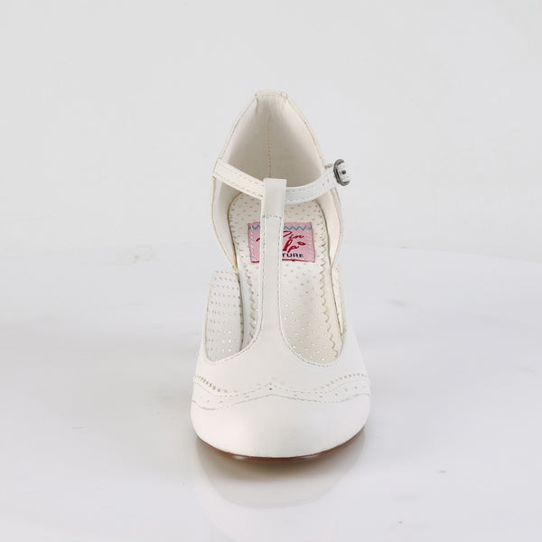FLAPPER-26 Kitten Heel Pumps Weiß | Funtasma SALE