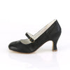 FLAPPER-32 Pumps - Schwarz | Pin Up Couture