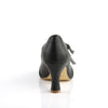 FLAPPER-35 Pumps Schwarz | Pin Up Couture