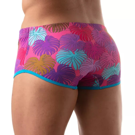 Brazilian Bademode mit floralem Muster Herren - Stylisch & Bequem, Pink | TOF Paris