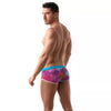 Badehose Herren mit floralem Muster - flacher, bequemer Sitz, Pink | TOF Paris