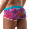 Badehose Herren mit floralem Muster - flacher, bequemer Sitz, Pink | TOF Paris
