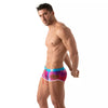 Badehose Herren mit floralem Muster - flacher, bequemer Sitz, Pink | TOF Paris