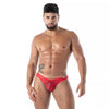 Roter Fluid Lace Minibriefs-Slip | TOF Paris