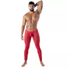 Rote Fluid Lace Open-Leggings | TOF Paris