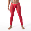 Rote Fluid Lace Open-Leggings von TOF Paris – Ansicht 4