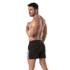 Fussball Shorts - Bequeme Mid-Thigh Shorts mit Kontraststreifen, Schwarz | TOF Paris