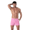 Fussball Shorts - Pink, Mid-Thigh mit Kontraststreifen & Taschen | TOF Paris