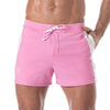 Fussball Shorts - Pink, Mid-Thigh mit Kontraststreifen & Taschen | TOF Paris