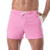 Fussball Shorts - Pink, Mid-Thigh mit Kontraststreifen & Taschen | TOF Paris