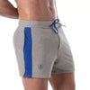 Fussball Shorts - Bequeme Mid-Thigh mit Kontraststreifen & Taschen, Grau | TOF Paris