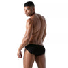 Herren Bikini-Slip mit vorgeformtem Komfort-Vordertasche, Schwarz | TOF Paris