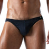 Herren Bikini-Slip mit vorgeformtem Komfort-Vordertasche, Marineblau | TOF Paris