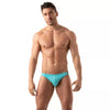 Herren Bikini-Slip mit vorgeformtem Komfort-Vordertasche, Türkis | TOF Paris