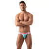 Jockstrap French - Bequemer Halt mit elastischem Jacquardbund, Türkis | TOF Paris