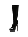 Stiefel STACKSTAND Black Shiny | Giaro SALE