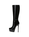 Stiefel STACKSTAND Black Shiny | Giaro SALE