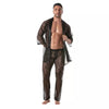 Herren Spitzen-Kimono Weste - Eleganz & Komfort in Schwarz | TOF Paris
