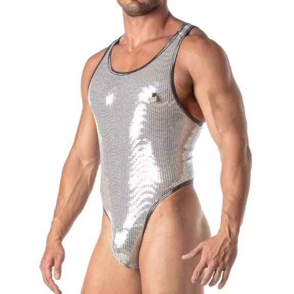 Body String mit Glitzer-Effekt - Komfortabel & Elegant Silber | TOF Paris