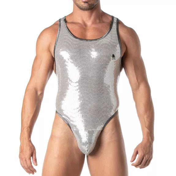 Body String mit Glitzer-Effekt - Komfortabel & Elegant Silber | TOF Paris