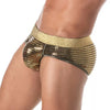 Herren-Slip Gold Glitter - Komfort & glamouröser Look | TOF Paris