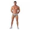 Sexy Herren-Slip Silber mit Glitzereffekt & Komfort-Beutel | TOF Paris
