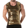 Tank Top Herren Goldglanz - Glitzernd & Figurbetont | TOF Paris