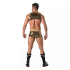 Herren Harness mit Gold-Glitzer & praktischem Reißverschluss-Tasche | TOF Paris