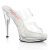 GLORY-502 High Heels Pantoletten - Transparent | Fabulicious