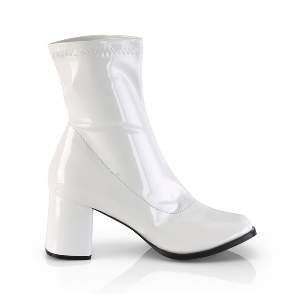 GOGO-150 Stiefeletten Weiß Lack | Funtasma SALE