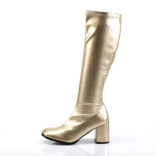 GOGO-300 Stiefel Gold von Funtasma – Ansicht 3