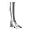 GOGO-300 Stiefel Silber von Funtasma