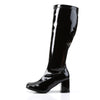 GOGO-300WC Weitschaft Stiefel Lack Schwarz | Funtasma SALE