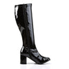 GOGO-300WC Weitschaft Stiefel Lack Schwarz | Funtasma SALE
