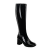 GOGO-300WC Weitschaft Stiefel Lack Schwarz von Funtasma