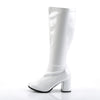 GOGO-300X Weitschaft Stiefel Weiß Lack | Funtasma SALE