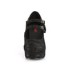 GOTHIKA-09 Plateau Pump Mary Janes Soitze schwarz | DemoniaCult