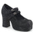 GOTHIKA-09 Plateau Pump Mary Janes Soitze schwarz | DemoniaCult