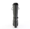 GOTHIKA-152 Plateau Stiefel Schwarz Matt von DemoniaCult – Ansicht 4
